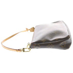 Louis Vuitton Monogram Cherry Pochette Sowa Minihandbag Pouch Brown Leather Gold — view 3