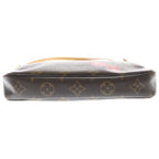 Louis Vuitton Monogram Cherry Pochette Sowa Minihandbag Pouch Brown Leather Gold — view 4
