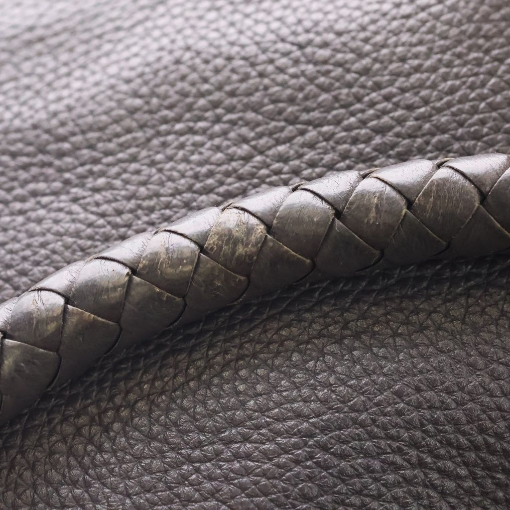 Bottega Veneta Intreccia Tote Purple Leather — view 7