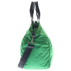 Prada Trianglelogo Tessuto 2-Way Tote Back Shoulder Bag Green Nylon Silver — view 3