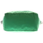 Prada Trianglelogo Tessuto 2-Way Tote Back Shoulder Bag Green Nylon Silver — view 4