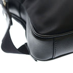 Prada 2-Way Bree Bag Tessuto Shoulder Bag Business Black Nylon Saffiano Silver — view 5