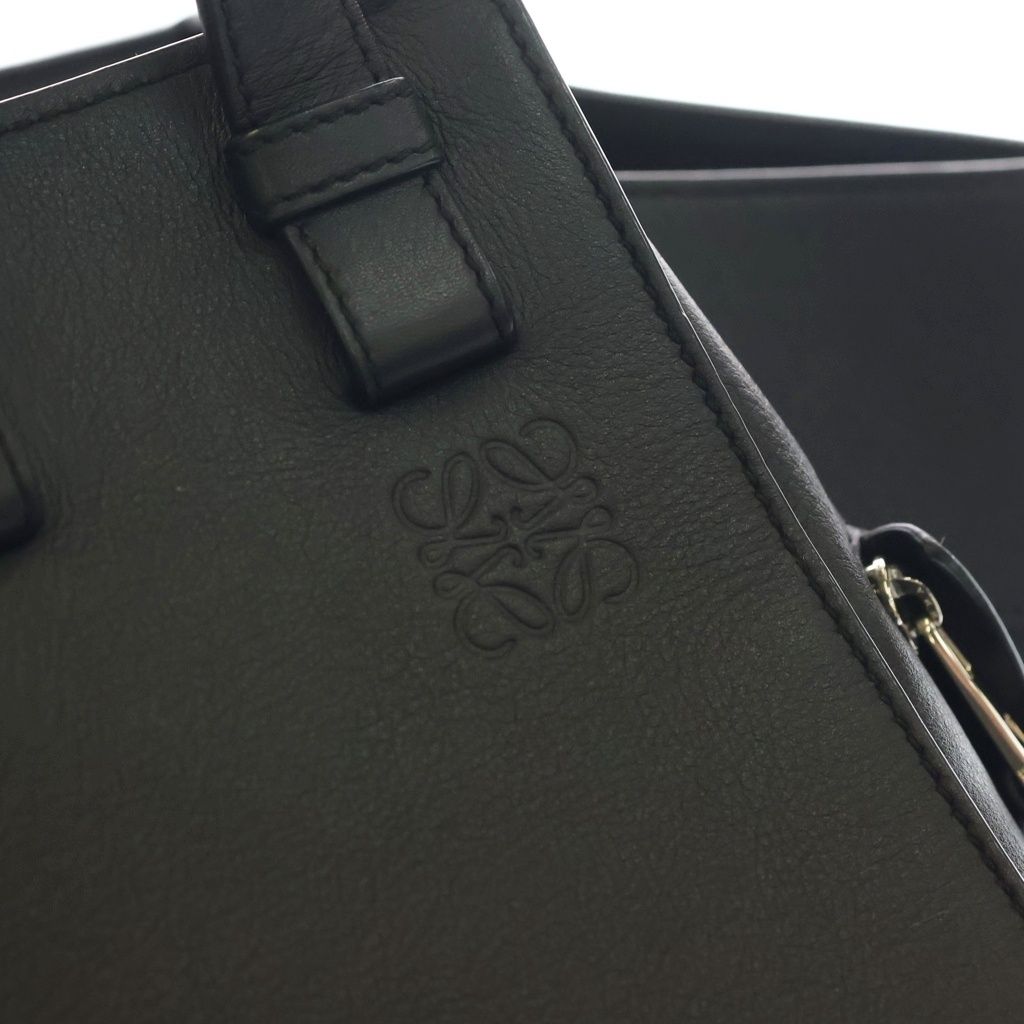 Loewe Hammock Handback 2-Way Back Leather Black Shoulder — view 6