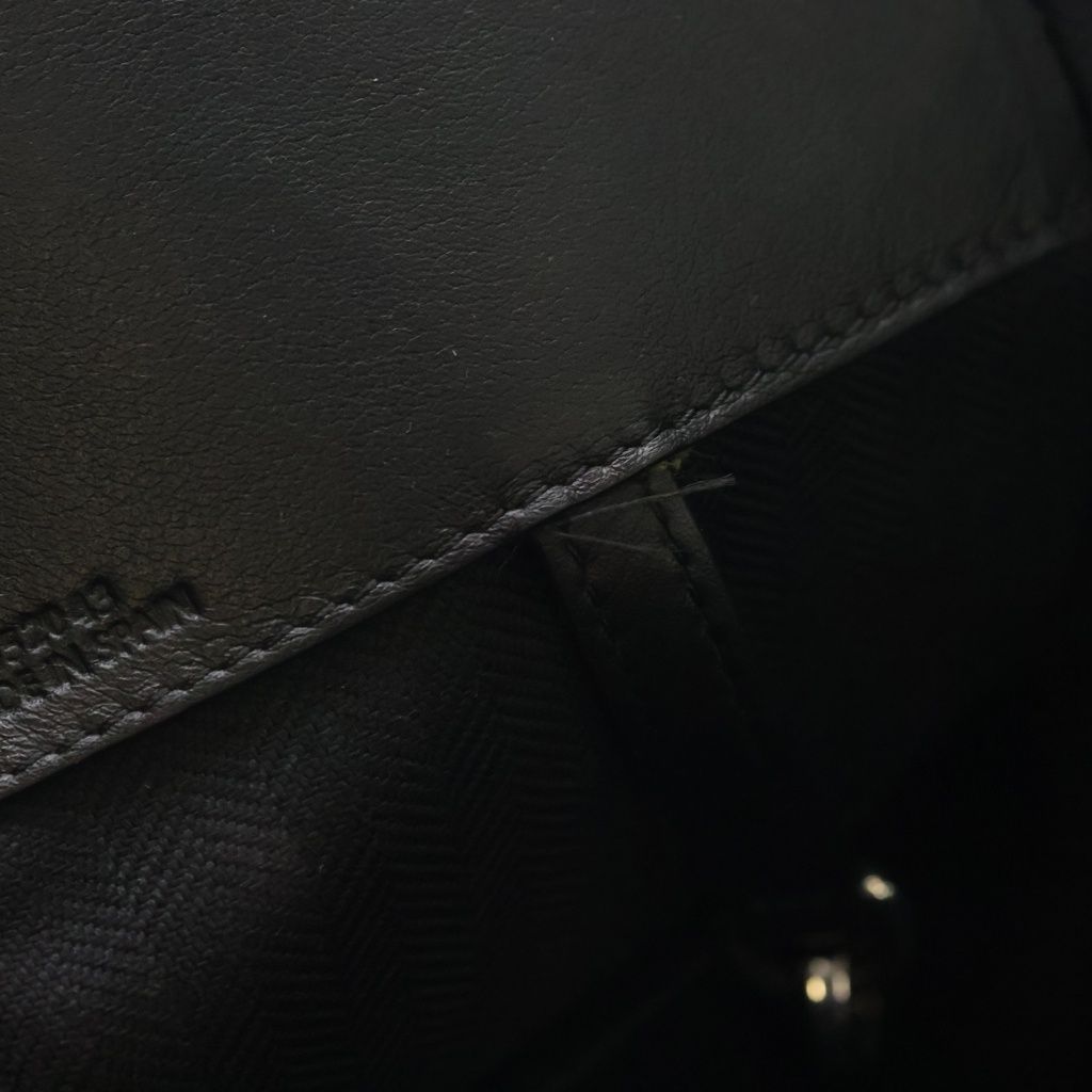 Loewe Hammock Handback 2-Way Back Leather Black Shoulder — view 7