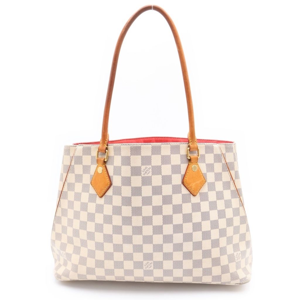 Louis Vuitton Damier Azur Calvi Tote Shoulder Beige — view 2