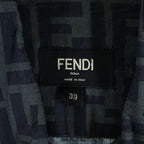 Fendi Zuccaall Over Pattern Long Sleeve Shirt Black 39 — view 6