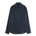 Fendi Zuccaall Over Pattern Long Sleeve Shirt Black 39