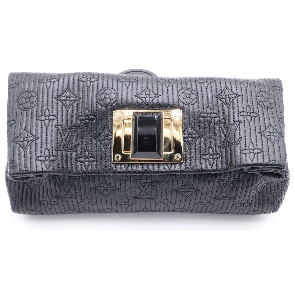 Louis Vuitton Monogram Mota Pochette Altai Leather Clutch Secondbag Handbag