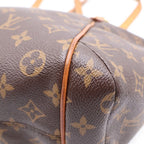 Louis Vuitton Monogram Totally PM Tote Brown Leather Gold — view 5