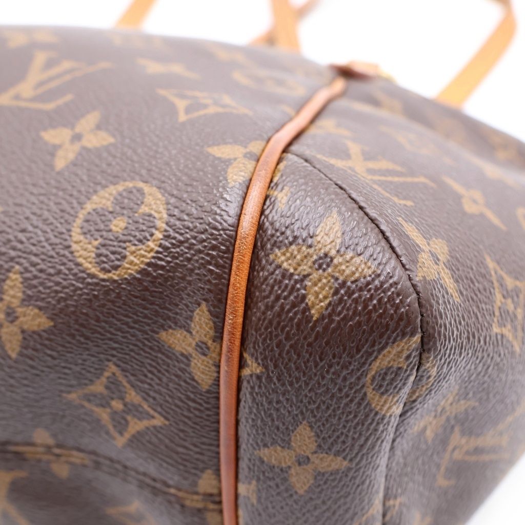 Louis Vuitton Monogram Totally PM Tote Brown Leather Gold — view 5