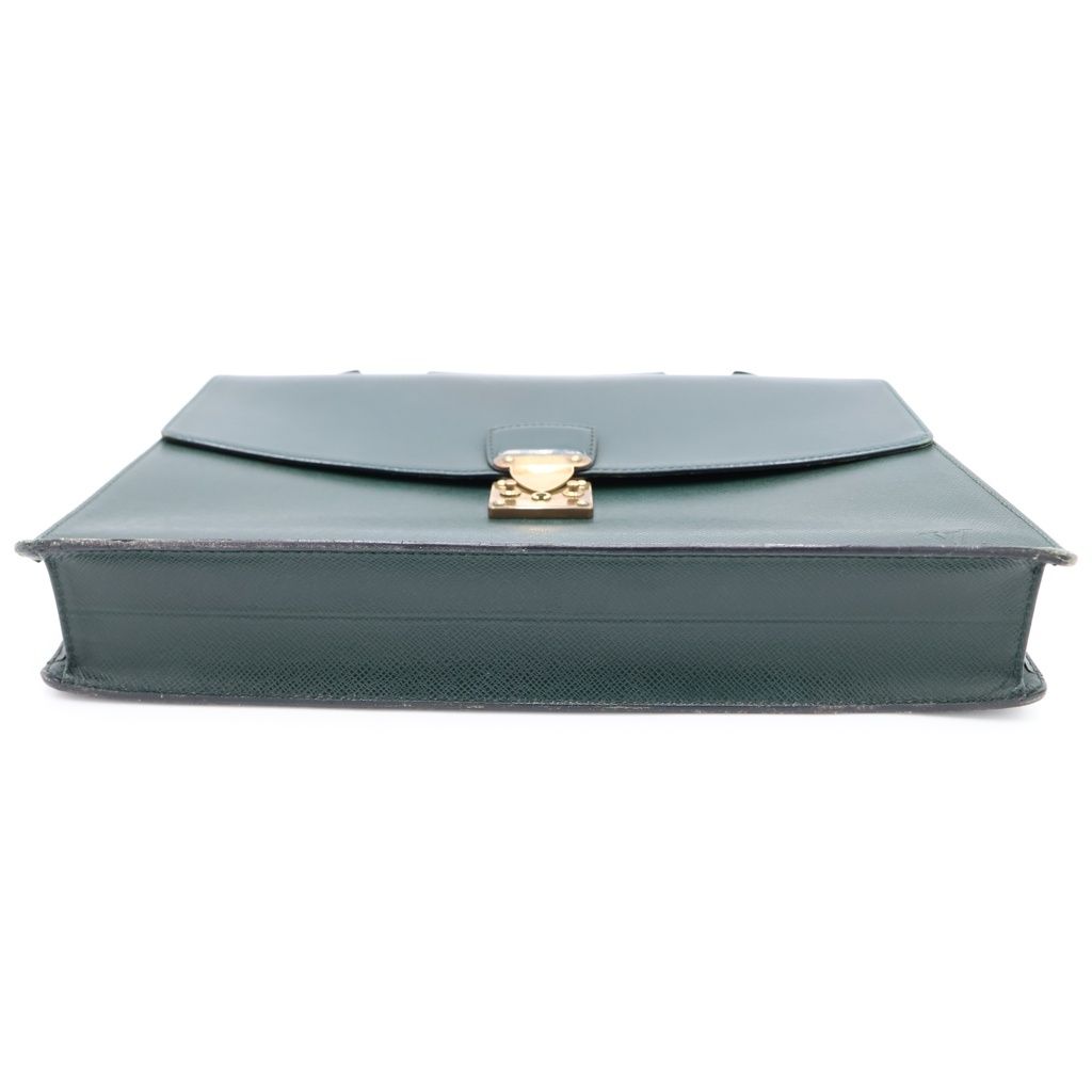 Louis Vuitton Taiga Clado Epi Sea Leather Handbag Briefcase Green — view 4