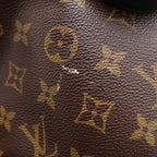 Louis Vuitton Monogram Macassar Davis Leather 2-Way Tote Shoulder Bag Brown — view 7