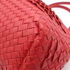 Bottega Veneta Intreccia Frills Leather Tote Shoulder Bag — view 5