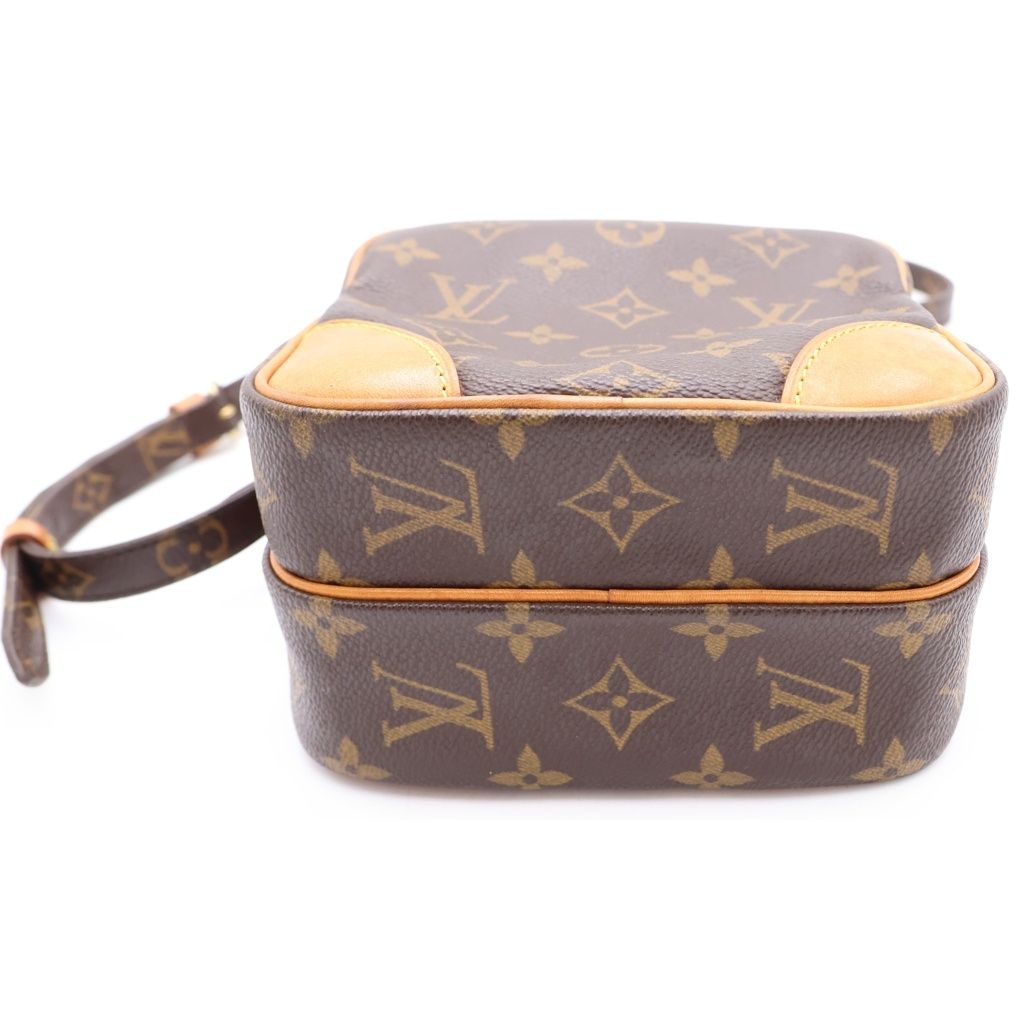 Louis Vuitton Monogram Amazon Leather Shoulder Bag Brown — view 4