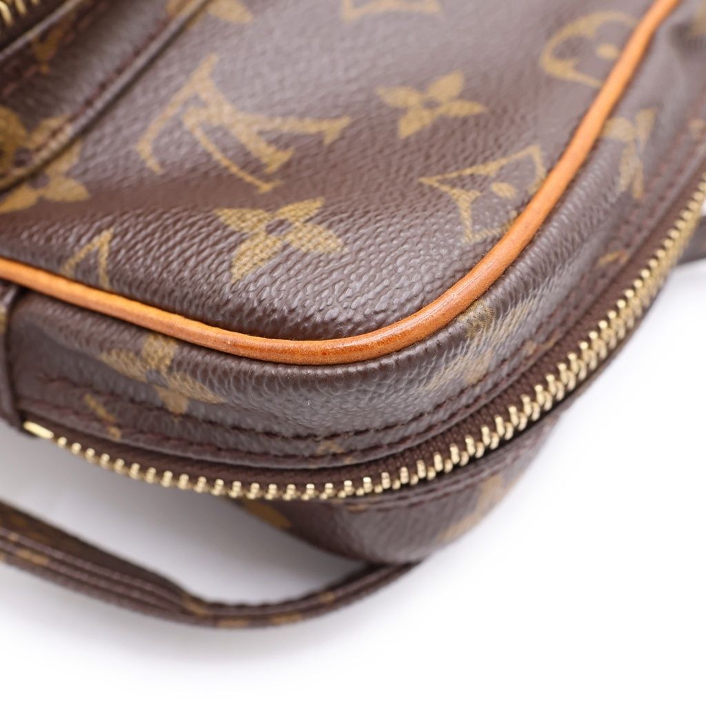 Louis Vuitton Monogram Amazon Leather Shoulder Bag Brown — view 6