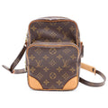 Louis Vuitton Monogram Amazon Leather Shoulder Bag Brown