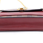 Louis Vuitton Portefeuille Vavin Chain Mini Shoulder Bag Wallet Brown Winered — view 4