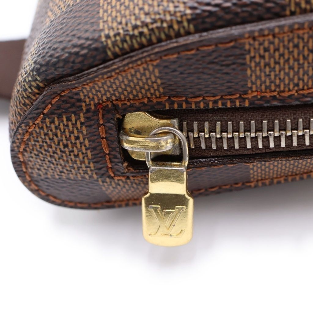 Louis Vuitton Damier Geronimos Leather Belt Bag Brown — view 6