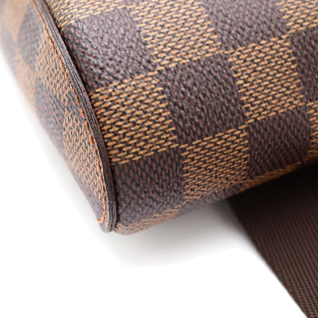 Louis Vuitton Damier Geronimos Leather Belt Bag Brown — view 5