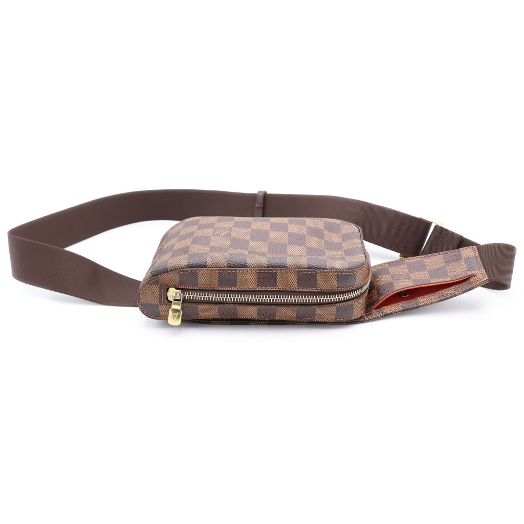 Louis Vuitton Damier Geronimos Leather Belt Bag Brown — view 3