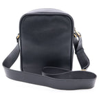 Gucci Messenger Bag Black Leather Gold — view 2