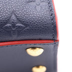 Louis Vuitton Monogram Empreinte Pont Neuf MM Shoulder Bag Leather Navy — view 5