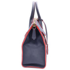 Louis Vuitton Monogram Empreinte Pont Neuf MM Shoulder Bag Leather Navy — view 3