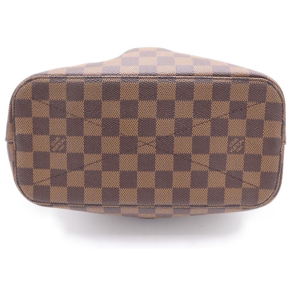 Louis Vuitton Damier Siena PM Shoulder Bag Tee Canvas Leather Brown — view 4