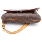 Louis Vuitton Monogram Musette Tango Shoulder Bag Brown Leather Gold — view 4
