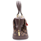 Louis Vuitton Damier Knightsbridge Handbag Tee Canvas Leather Brown — view 3