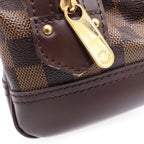 Louis Vuitton Damier Knightsbridge Handbag Tee Canvas Leather Brown — view 6