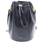 Saint Laurent Paris Talitha Shoulder Bag Black Leather Gold