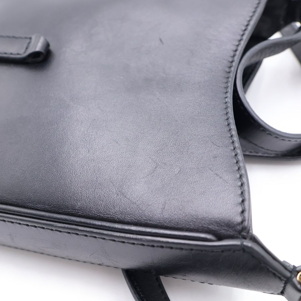 Saint Laurent Paris Mini Tee Shoulder Bag Fo Black Leather Gold — view 7