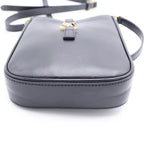 Saint Laurent Paris Mini Tee Shoulder Bag Fo Black Leather Gold — view 4
