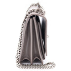 Saint Laurent Paris Chain Shoulder Bag Gray Ju Leather Silver — view 3