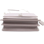 Saint Laurent Paris Chain Shoulder Bag Gray Ju Leather Silver — view 4