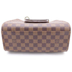 Louis Vuitton Damier Triana Handbag Brown Leather Gold — view 4