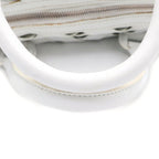 Loewe Amazona 28 Boston Bag White Leather Silver — view 6