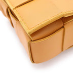 Bottega Veneta Cassette Bag Shoulder Bag Mustard Leather Gold — view 6