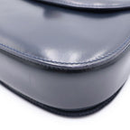 Gucci Bamboo Handback 2-Way Back Leather Navy Handbag — view 5