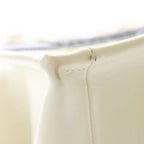 Dior Book Tote 2-Way Shoulder Bag White Lightblue Leather Canvas — view 5