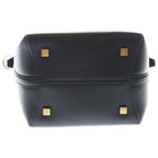 Saint Laurent Paris Bucket 2-Way Shoulder Bag Black Leather Gold — view 4