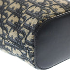 Dior 30 Monte New Di luamba Mini Bucket Bag Shoulder Bag Navy Leather Canvas Gold — view 5