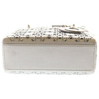 Dior Didi Rhinestone 2-Way Shoulder Bag Gray Silver — view 4