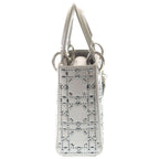 Dior Didi Rhinestone 2-Way Shoulder Bag Gray Silver — view 3