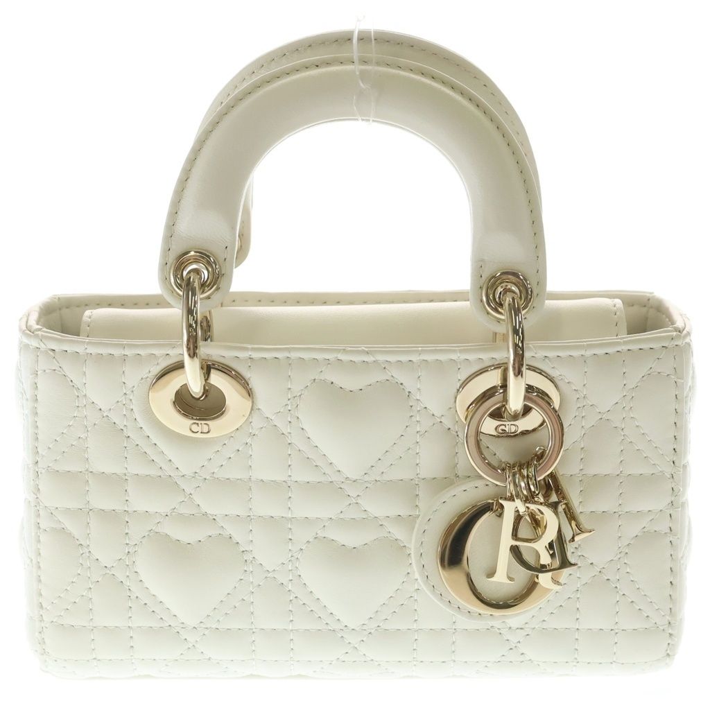 Dior Di D-Joy Micro 2-Way Mini Bag Chain Eye Leather Gold