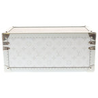 Louis Vuitton Mont Taiga Watch Shaw Trunk White Leather Silver — view 2