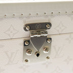 Louis Vuitton Mont Taiga Watch Shaw Trunk White Leather Silver — view 6