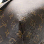 Louis Vuitton Montsouris NM PM Backpack Monogram Black Brown Bordeaux Leather — view 5