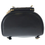 Chanel Quilted Backpack Mini Bag Black Caviar Leather Gold — view 4